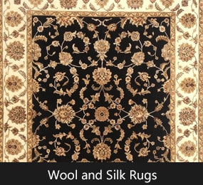 Wool and Silk Area Rugs